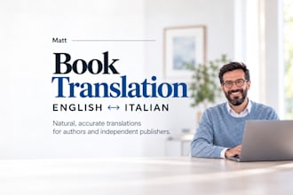 translate books and manuscripts between english and italian