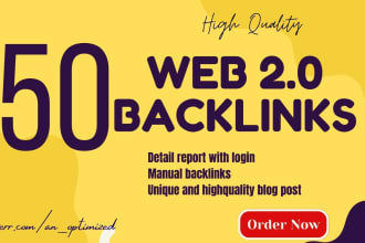 50 web 2 0 blogs high quality contextual backlinks