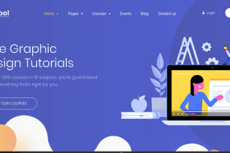 create you an lms website with wordpress