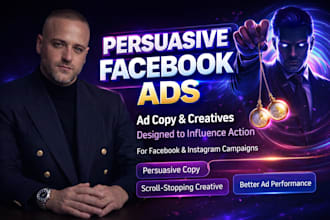 create facebook ads copy and image persuasive