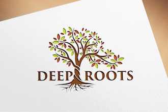 create a flat, minimalist logo design