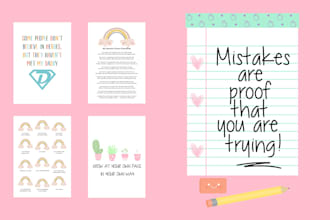 design children book illustrations and worksheets