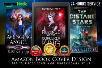 design unique book cover for your fantasy, sci fi, horror etc books