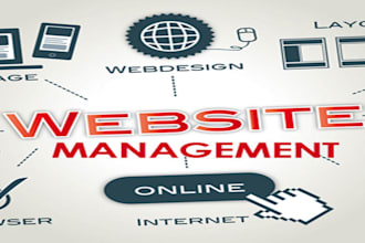 be your website manager