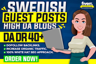 do premium guest post on high da and dr 40 plus swedish blog
