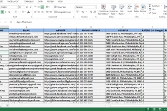 do email scraping,email verification and email list building