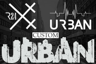 do custom urban streetwear or clothing brand logo