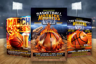 design sport, basketball, football, fitness, gym, event flyer or poster