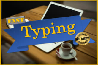 provide extra fast typing job from scanned documents