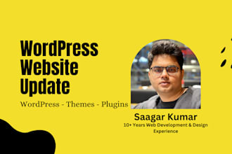 backup and update wordpress, PHP, themes, plugins and database