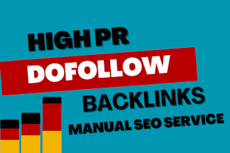 create 45 high pr dofollow SEO backlinks authority link building google ranking