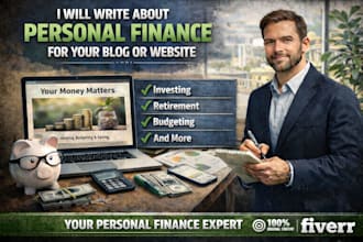 write about personal finance for your blog or website