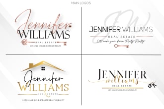 create a real estate logo for your company with branding kit