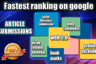 do 50 profile 50 bookmarks and many more to get googles top