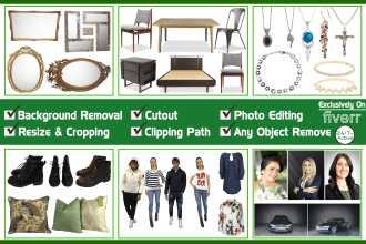 do 100 photos background removal cut out superfast