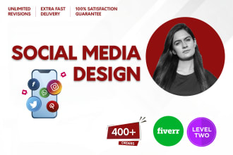 design social media posts or ads for linkedin twitter etc