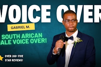 record a professional south african english voice over
