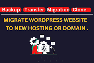 migrate, backup or transfer your wordpress site to new host domain