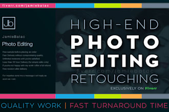 high end image retouching photo editing