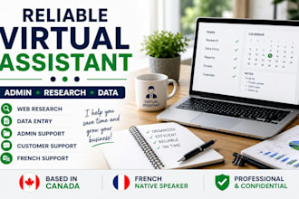 be your french virtual assistant for admin and research