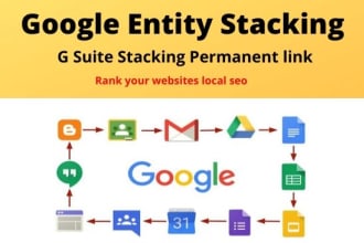 build local SEO google entity stacking link