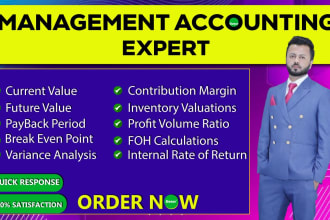 do management and cost accounting tasks