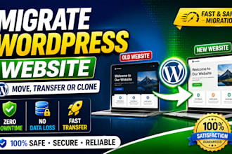 migrate, transfer, move or clone wordpress website safely