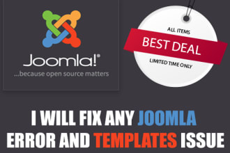 fix any joomla module, plugins and templates issue