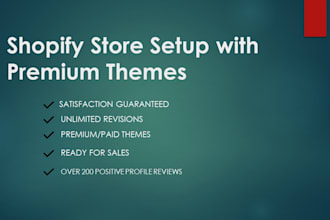 design shopify store shopify website with shopify theme