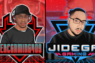design youtube,  gaming twitch,  mascot and avatar logo