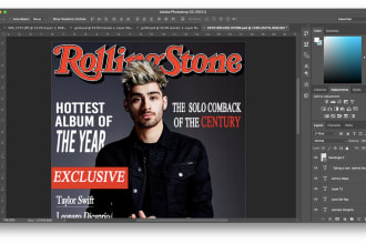 do professional magazine cover, layout design, or book cover
