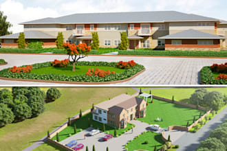 create photorealistic architectural rendering