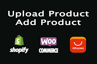 upload products in shopify, ecommerce, ali express dropshipping store