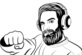 draw detail line art of your photo