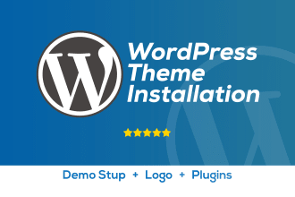 install wordpress theme and import demo content