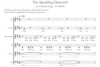 arrange any song for a cappella ensemble, band or choir