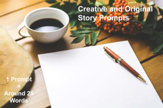 write 25 story prompts in any genre