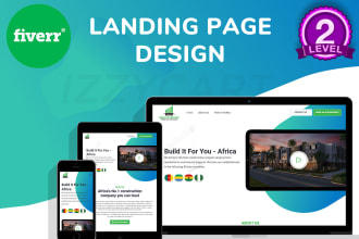 design a beautiful and modern landing page