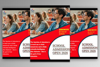 design event, education, food, health, business flyer