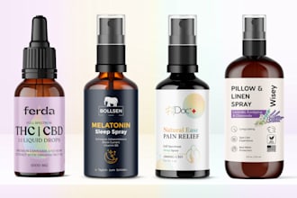 design premium product labels, box packaging, and pouch bags