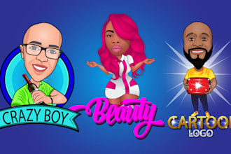 design a cartoon or caricature logo for you