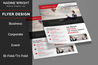 design modern professional flyer