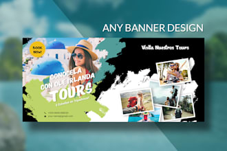 make any banner ad digital design for you