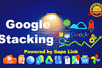 create high authority google entity stacking backlinks