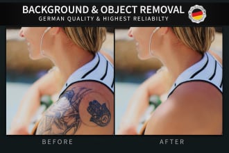 remove any object or background within 24 hours