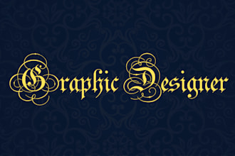 be your professional graphic designer for everything