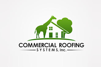 create an outstanding commercial roofing systems logo