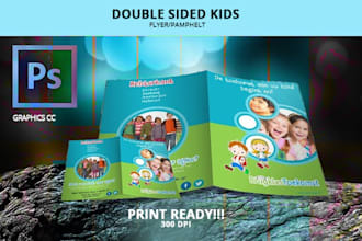 create a brochure, trifold, and pamphlet for kids