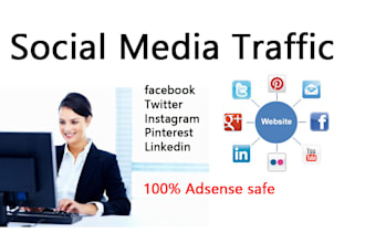 drive daily web traffic from social media network