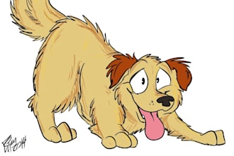 draw your dog or pet in my cartoony style
